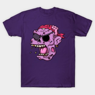 Zombie Pirate Face T-Shirt